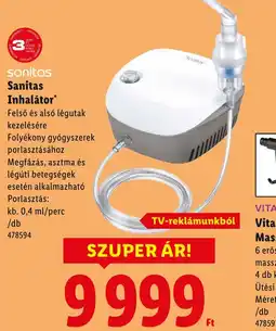 Lidl Sanitas Inhalátor ajánlat