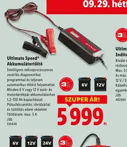Lidl Ultimate Speed Akkumulátortöltő ajánlat