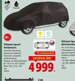 Lidl Ultimate Speed Autponyva ajánlat