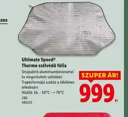Lidl Ultimate Speed Thermo szélvédő flia ajánlat