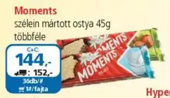 ÁRKLUB Moments szélein mártott ostya ajánlat