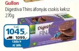 ÁRKLUB Gullon Digestiva Thins áfonyás csokis keksz ajánlat