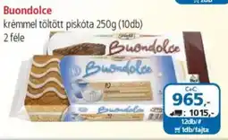 ÁRKLUB Buondolce krémmel töltött piskóta ajánlat