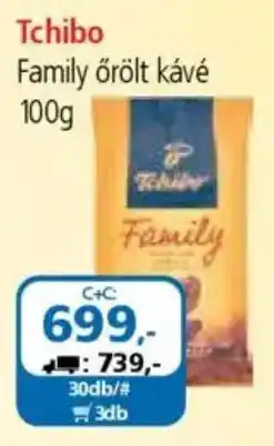 ÁRKLUB Tchibo Family őrölt kávé ajánlat