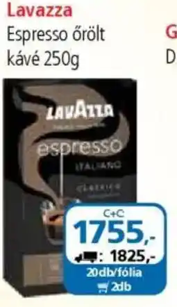 ÁRKLUB Lavazza Espresso őrölt kávé ajánlat