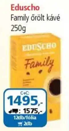 ÁRKLUB Eduscho Family őrölt kávé ajánlat