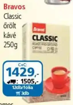 ÁRKLUB Bravos Classic őrölt kávé ajánlat