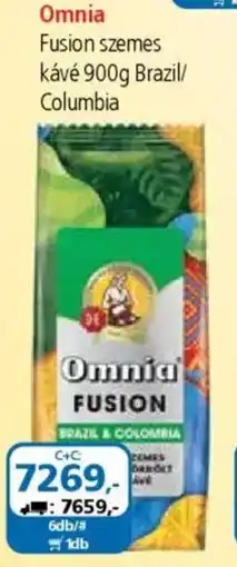 ÁRKLUB Omnia Fusion szemes kávé ajánlat