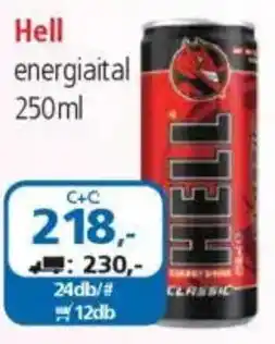 ÁRKLUB Hell energiaital ajánlat