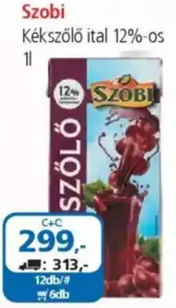 ÁRKLUB Szobi Kékszőlő ital 12%-os ajánlat