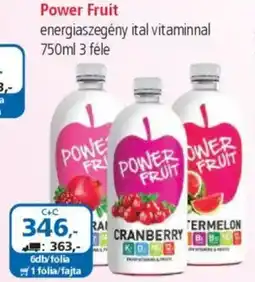 ÁRKLUB Power Fruit energiaszegény ital vitaminnal ajánlat