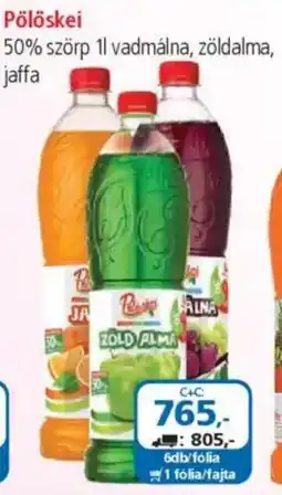 ÁRKLUB Pölöskei Zero 50% szörp ajánlat