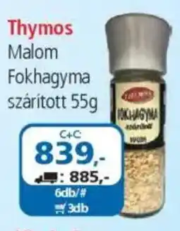 ÁRKLUB Thymos Malom Fokhagyma szárított ajánlat