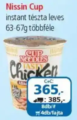 ÁRKLUB Nissin Cup instant tészta leves ajánlat