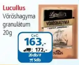 ÁRKLUB Lucullus Vöröshagyma granulátum ajánlat