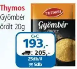 ÁRKLUB Thymos Gyömbér örölt ajánlat