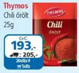ÁRKLUB Thymos Chili őrölt ajánlat