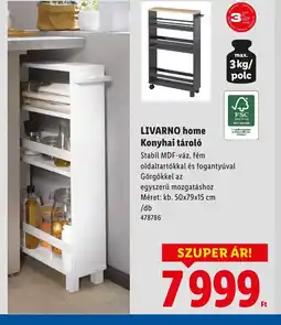 Lidl Livarno Home Konyhai tárol ajánlat