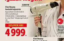 Lidl Cien Beauty Ionizál hajszárít ajánlat