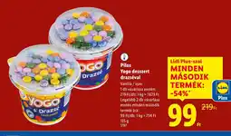 Lidl Pilos Yogo desszert drazséval ajánlat