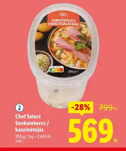 Lidl Chef Select Sonkatekercs / kaszintojás ajánlat