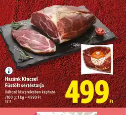 Lidl Hazánk Kincsei Füstölt sertéstarja ajánlat
