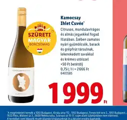Lidl Kamocsay Ihlet Cuvée ajánlat