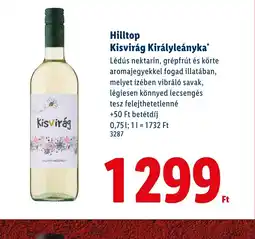 Lidl Hilltop Kisvirág Királyleányka ajánlat