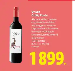 Lidl Vylyan Ördög Cuvée ajánlat