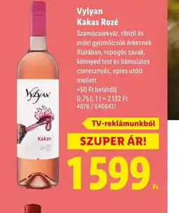 Lidl Vylyan Kakas Rozé ajánlat
