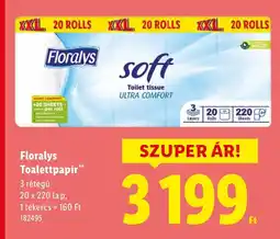 Lidl Floralys Toalettpapír ajánlat