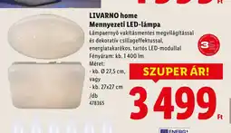 Lidl LIVARNO home Mennyezeti LED-lámpa ajánlat