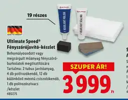 Lidl Ultimate Speed Fényszórójavító-készlet ajánlat