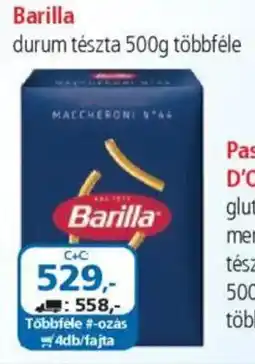 ÁRKLUB Barilla durum tészta ajánlat