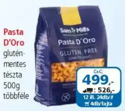 ÁRKLUB Pasta D'Oro glutén- mentes tészta ajánlat
