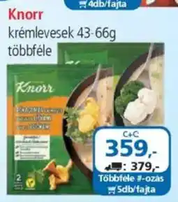 ÁRKLUB Knorr krémlevesek ajánlat
