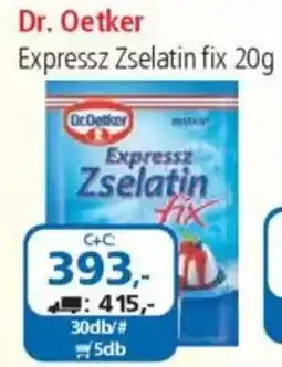 ÁRKLUB Dr. Oetker Expressz Zselatin fix ajánlat