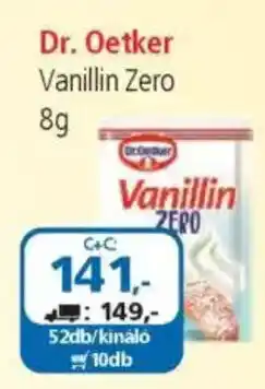 ÁRKLUB Dr. Oetker Vanillin Zero ajánlat