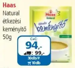 ÁRKLUB Haas Natural étkezési keményito ajánlat