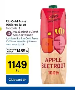 Tesco Rio Cold Press 100%-os Juice ajánlat