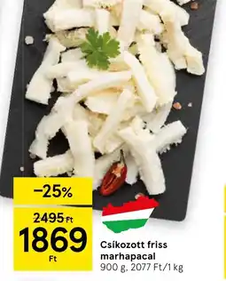Tesco Csíkozott friss marhapacal ajánlat