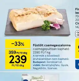 Tesco Füstölt csemegeszalonna ajánlat