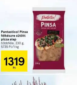 Tesco Fantastico! Pinsa félkészre sütött pizza alap ajánlat