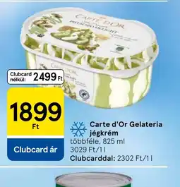 Tesco Carte d'Or Gelateria Jégkrém ajánlat