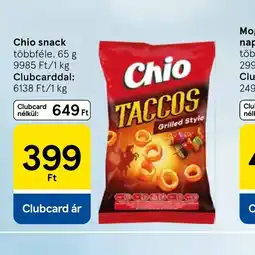 Tesco Chio snack ajánlat