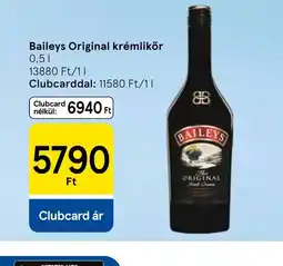 Tesco Baileys Original krémlikőr ajánlat