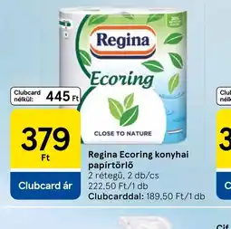 Tesco Regina Ecoring konyhai papírtörlő ajánlat