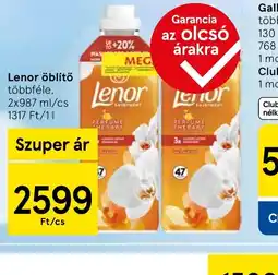 Tesco Lenor öbl nélkül:tő ajánlat