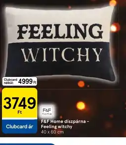Tesco F&F Home díszpárnaFeeling witchy ajánlat