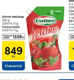 Tesco Univer ketchup ajánlat